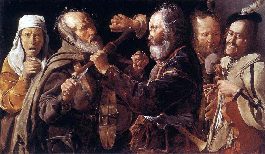 Quarreling Musicians